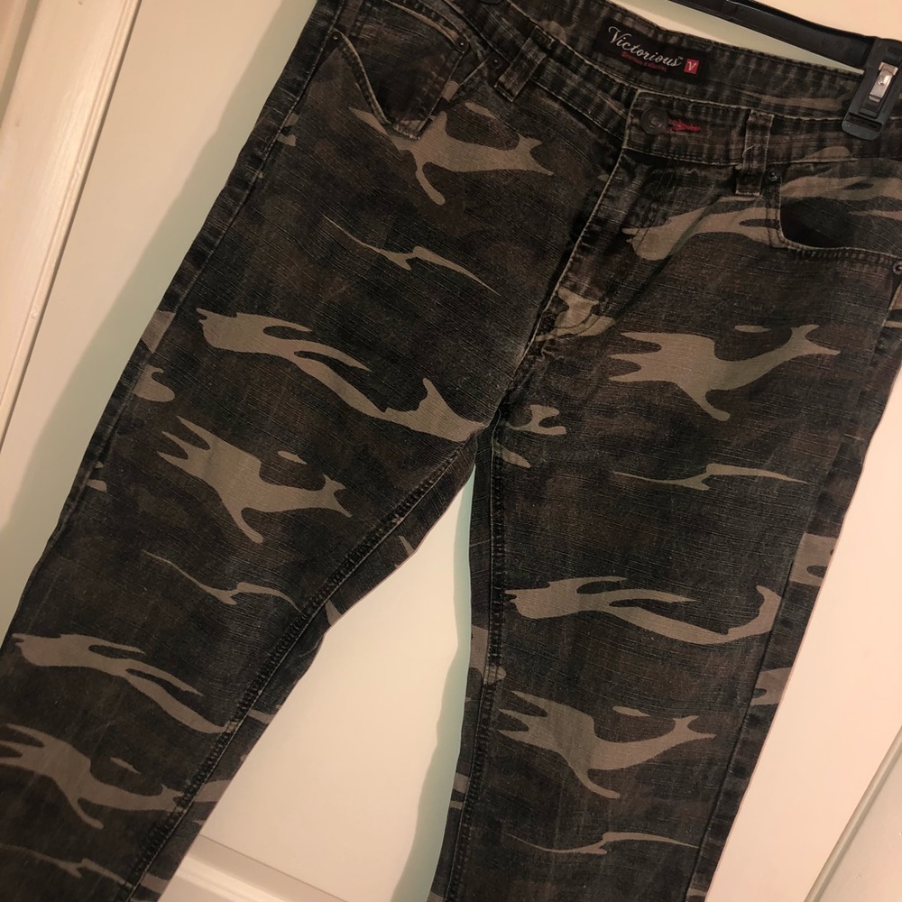 Military print pants